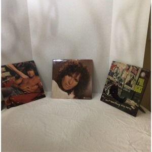 Bundle of three LP records
